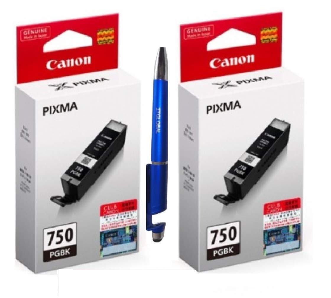 Canon PGI 750 Ink Cartridge Twin - 2 Pcs MG 5470 5570 5670 6370 6470 6670 7170 7570 MX927 iP7270 iP8770 iX6770 iX6870 with ITGLOBAL 3in1 Mobile Phone Stand, Stylus, Ballpoint Pen (B081F5T1TB) Amazon Price History, Amazon Price Tracker
