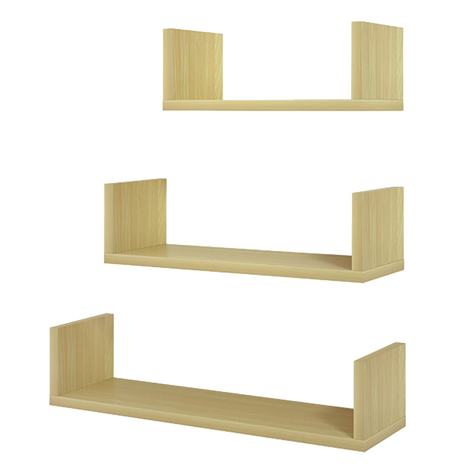 Étagères flottantes robustes charge 22 kg en MDF de qualité supérieure 9 coloris