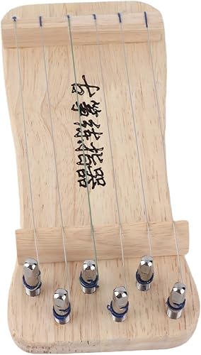 Miniatura 9 de Guzheng Entrenador de dedos Guzheng Código Fortalecedor Ejercicio de Madera Protable 6 Cuerdas Mini Guzheng Herramienta de práctica de dedos para