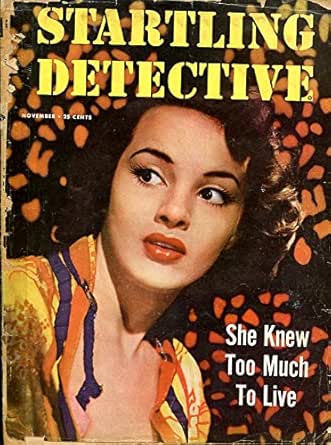STARTLING DETECTIVE-NOV 1950-SPICY-MURDER-KIDNAP-NUDE-p/fr P/FR at