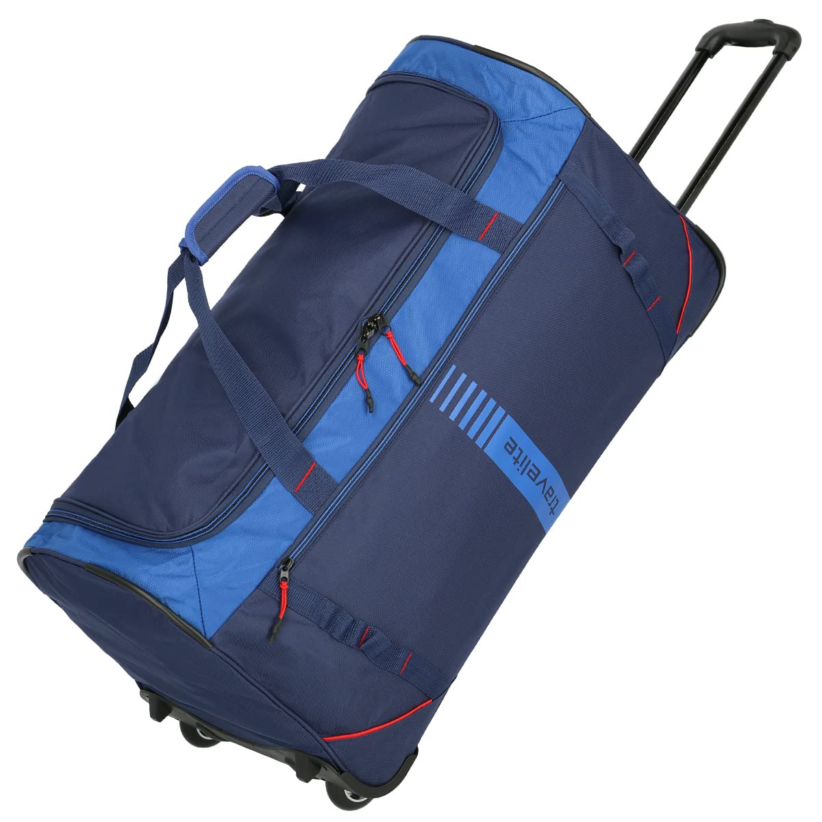 travelite trolley travel bag with wheels, sports bag BASICS ACTIVE, large rolling bag in fresh design, 71 cm, 86 liters