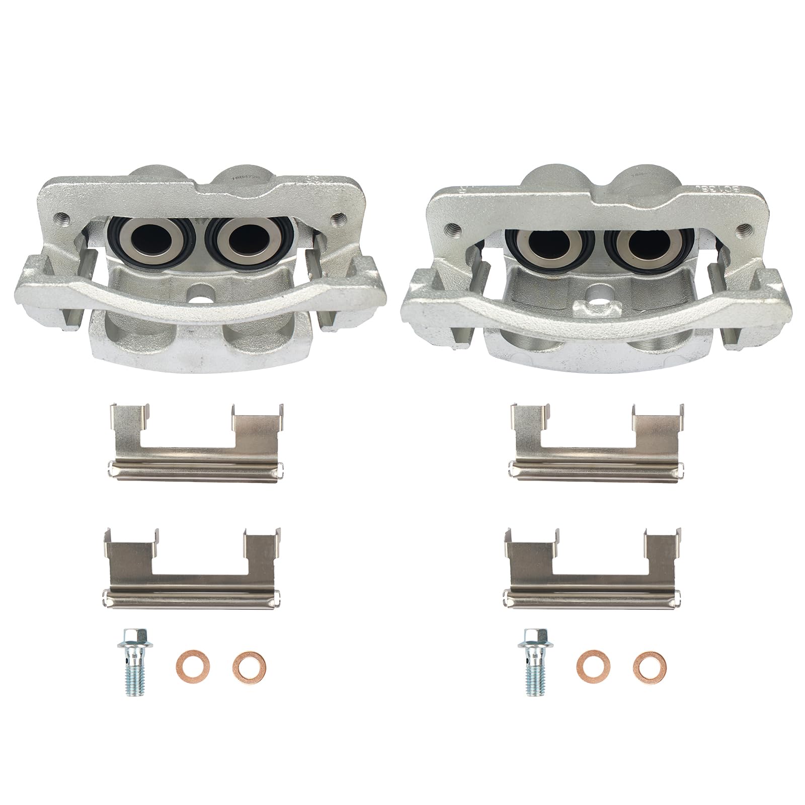 18B4729 18B4728 Front/Rear Brake Caliper Fit for Cadillac Escalade/ESV/EXT, Chevy Astro/Avalanche/Express/Silverado/Suburban 1500 2500/Tahoe, GMC Safari/Savana Sierra Yukon XL1500 2500, Hummer
