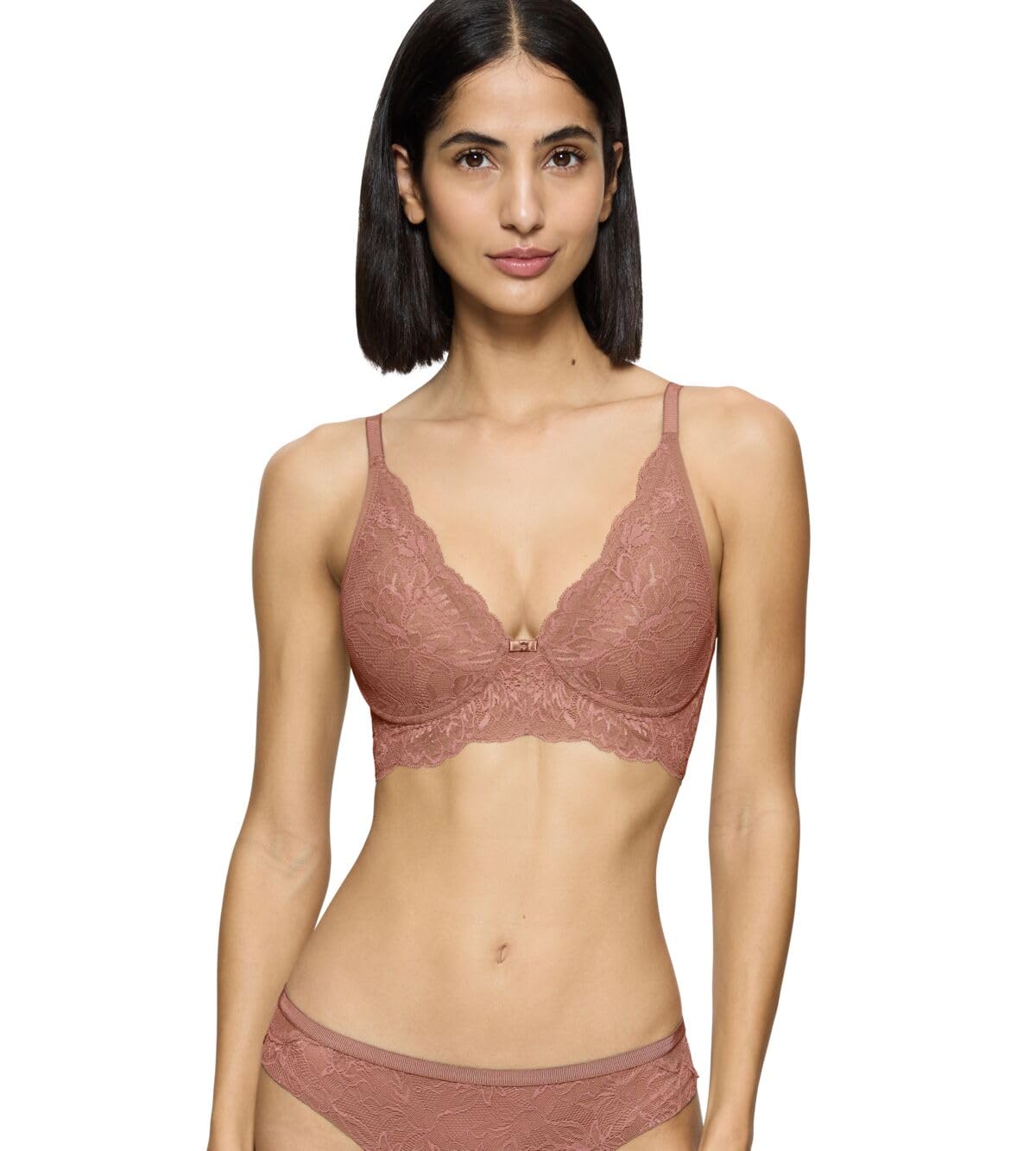 Triumph Amourette Charm T, Minimizer-BH Damen, Braun (Dusty Cedar), 85C