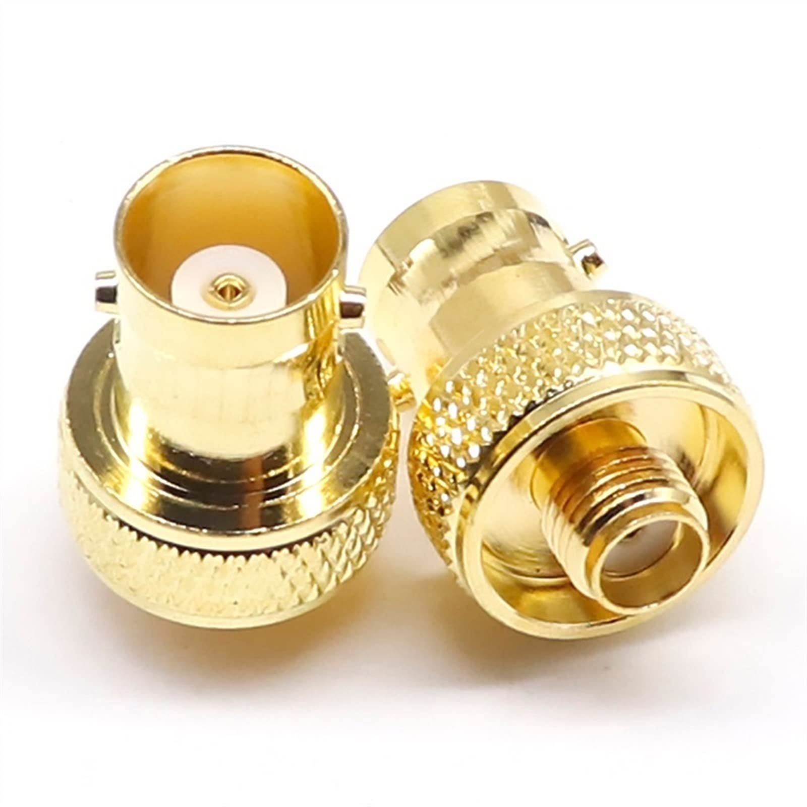 Adaptador BNC hembra a SMA hembra con disco para antena de walkie-talkie