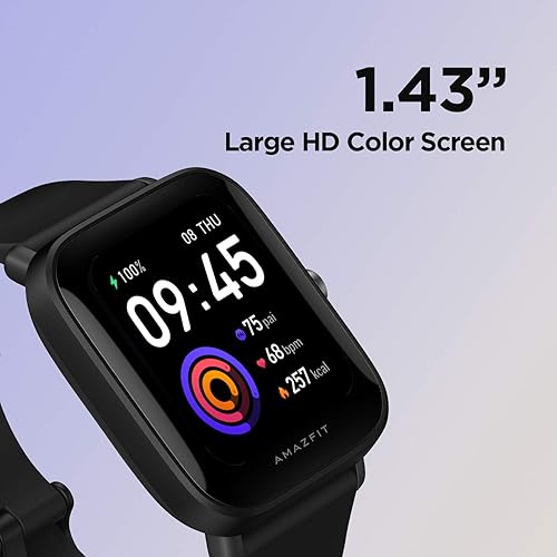 Miniatura 2 de Amazfit BIP U Pro Smart Watch con GPS incorporado, duración de la batería de 9 días, rastreador de fitness, oxígeno de sangre, ritmo cardíaco,