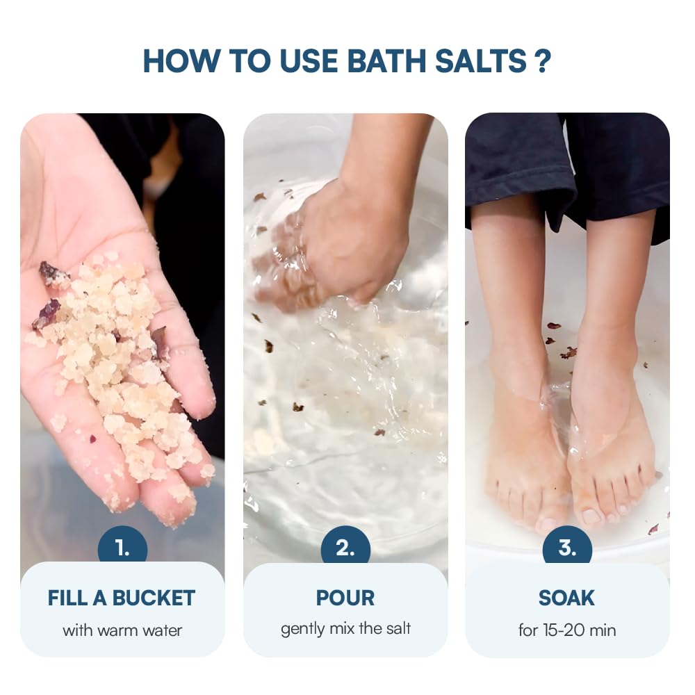 Bubble Me Spoil Yourself Bath Salt | Luxurious Aromatherapy | Soothes & Nourishes | Epsom & Pink Salt Blend | Hydrating Glycerin | Pure Essential Oils | - Image 5 thumbnail