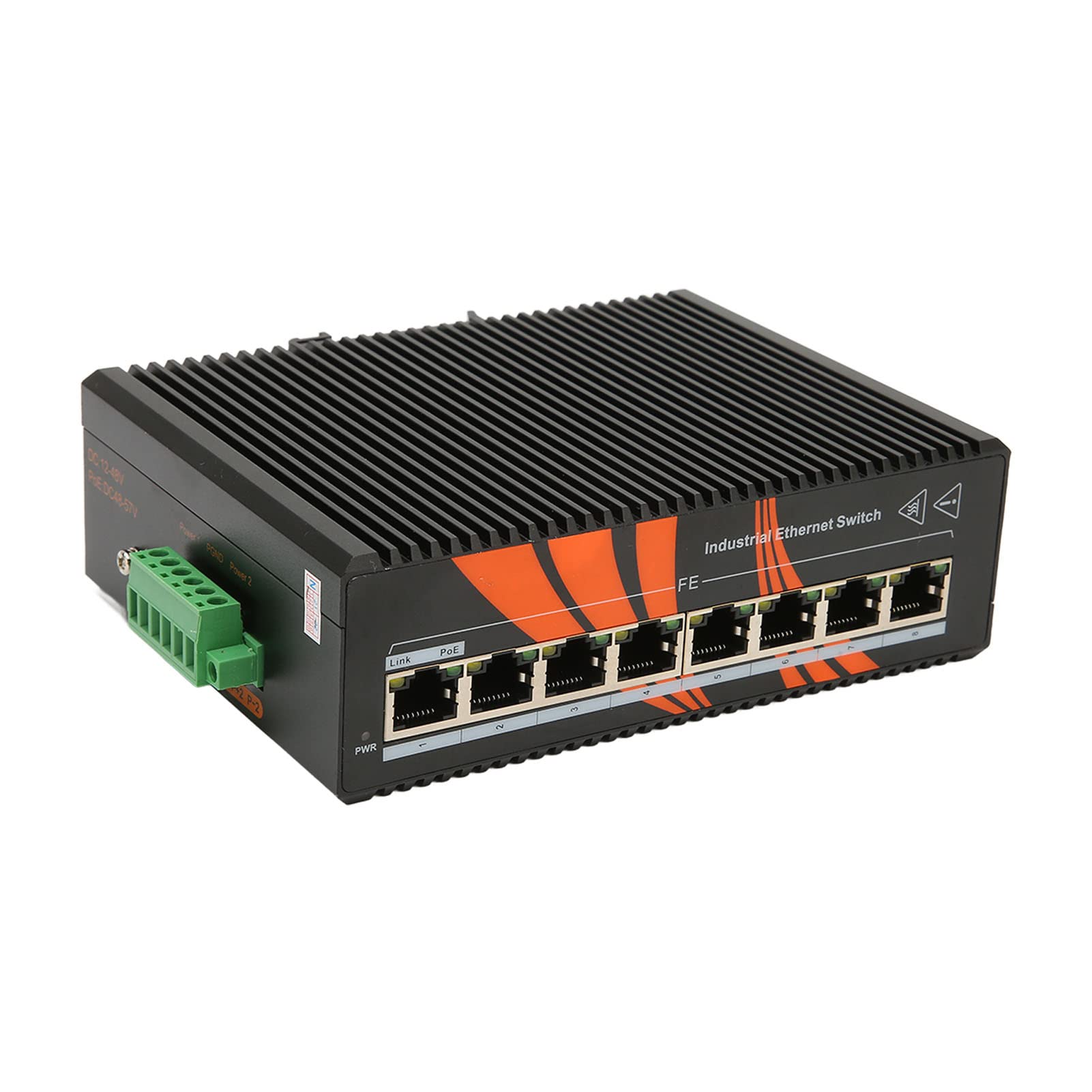 Industrial Ethernet Switches 8 Port Unmanaged for Intelligent