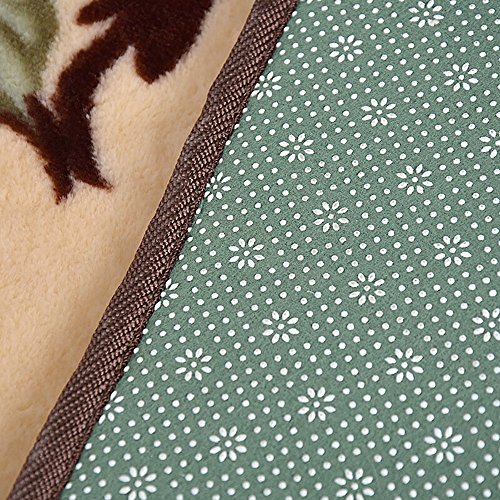 Tapis de chambre à coucher anti-poussière et facile à laver manuellement