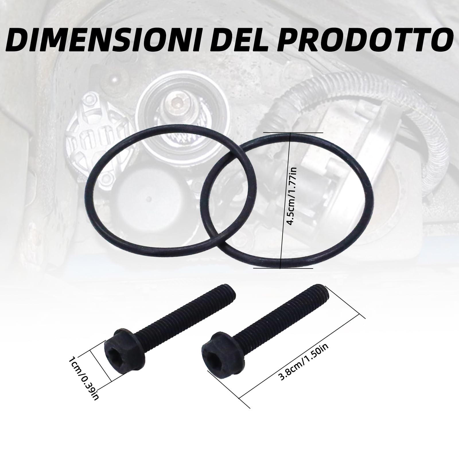 Kit guarnizioni pompa 0CQ598305 ricambio originale 5° generazione adatto per Audi A3 S3 TT TTS VW Golf Alltrack OE:0CQ598305