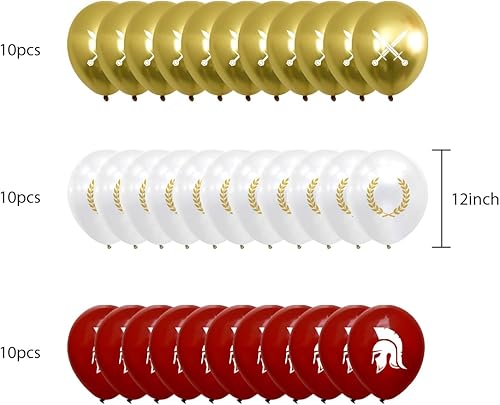 Miniatura 5 de Hades Toga - Caja de decoración para fiesta, decoración de fiesta de mitología griega antigua, decoraciones de fiesta romana, guirnaldas de globos,