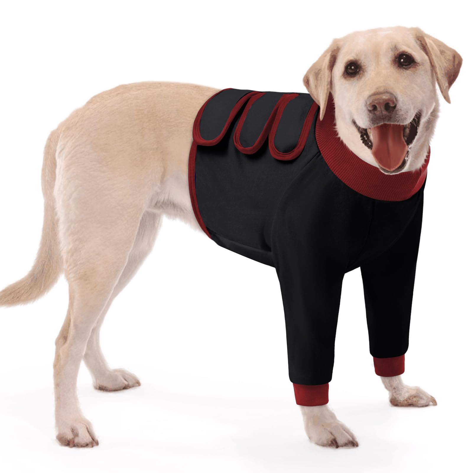 KOESON Soft Cotton Dog Recovery Suit for Front Legs After Surgery, 2XL