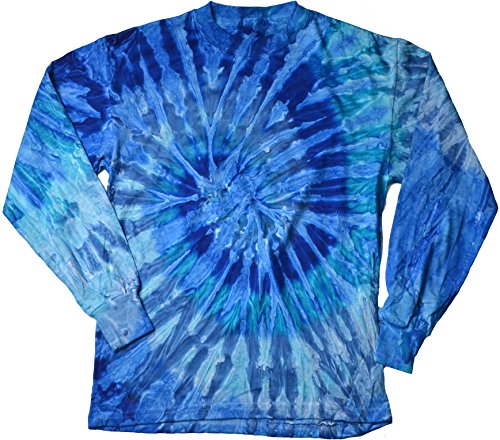 新品 anytee Diamond Blue Dyed Long Tee 2XL 新品 anytee Diamond Blue Dyed Long Tee 2XL Krazy Tees Tie