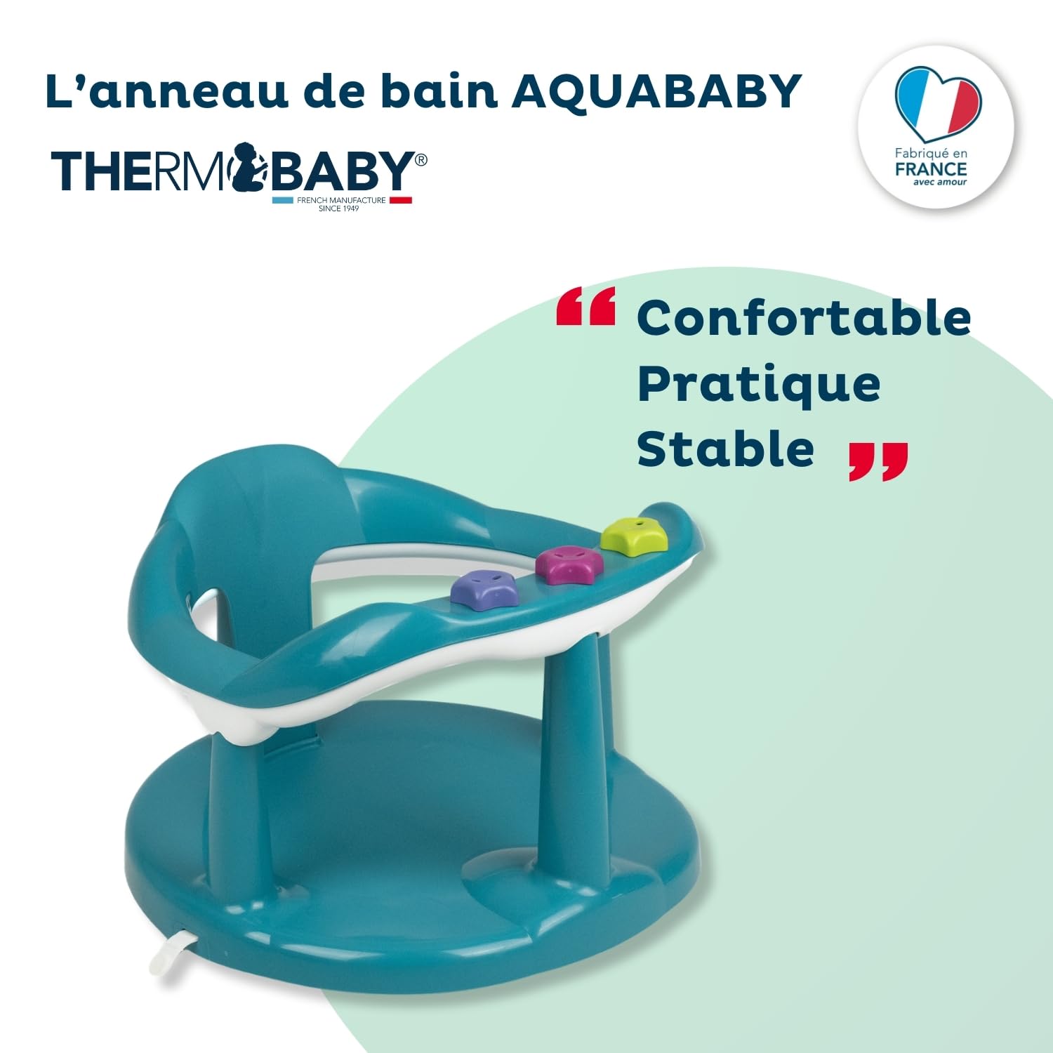 Anello da bagno THERMOBABY Aquababy - Verde smeraldo