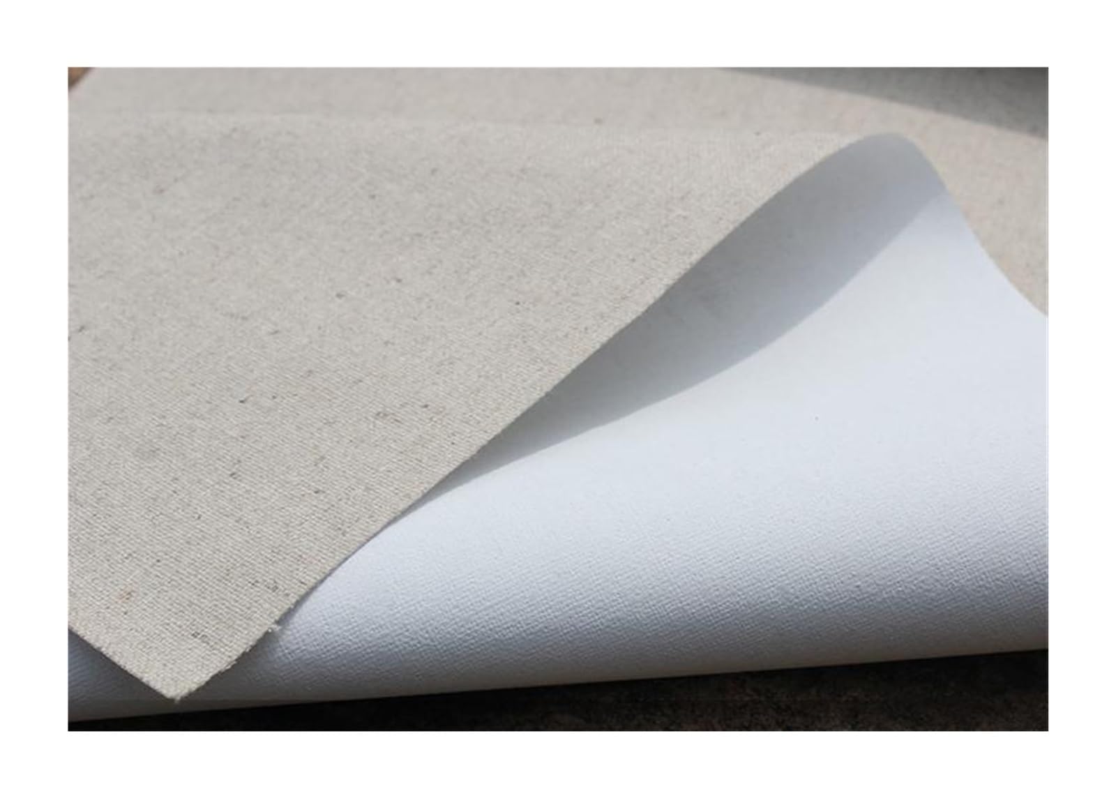 Rouleau de toile lin 280g 28cm pour peindre dans votre atelier créatif