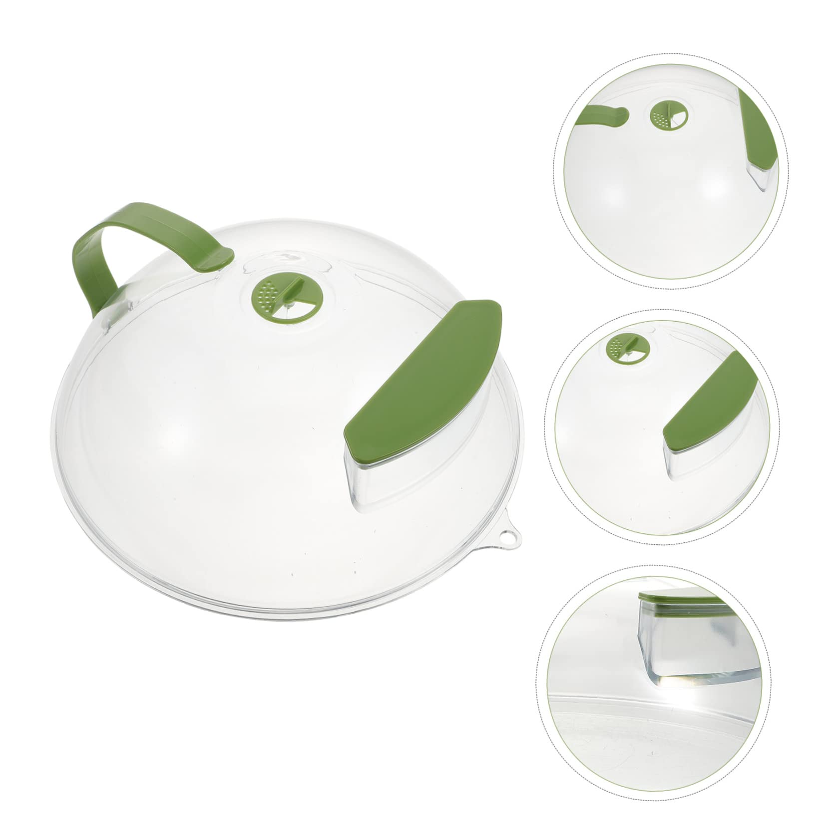 SHOWERORO 1pezzi Coperchio per Microonde Protettivo Coperchio per Avanzi da Cucina Accessorio in Materiale per Alimenti Resistente e Duraturo per Uso Casa Frigorifero e Campeggio