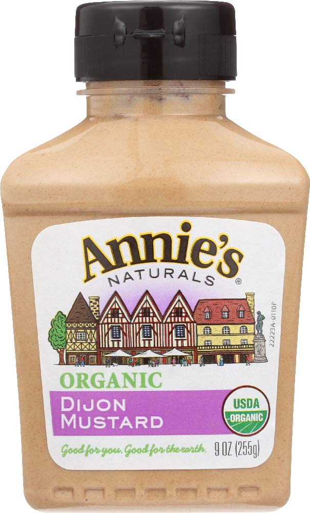 Annie’s Organic Dijon Mostaza, 9 onzas (paquete de 72) 72