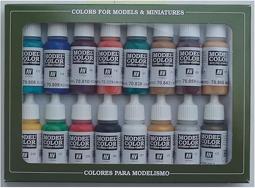 Set de pintura Vallejo, colores medievales, 0.6 fl oz