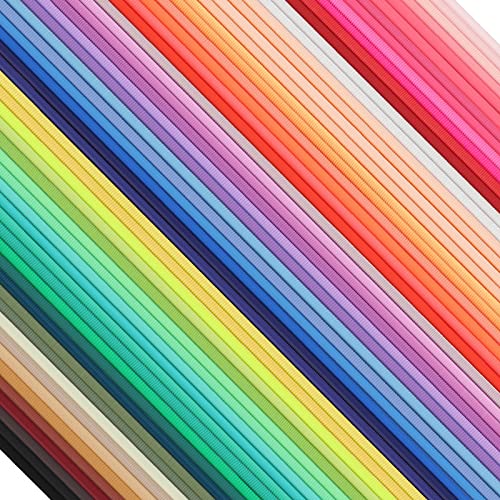 Jadive 22800 Pieces 60 Strands Polymer Clay Beads 6 mm Round Flat Beads for Bracelets Necklace Jewelry Making DIY Crafts, Assorted Colors