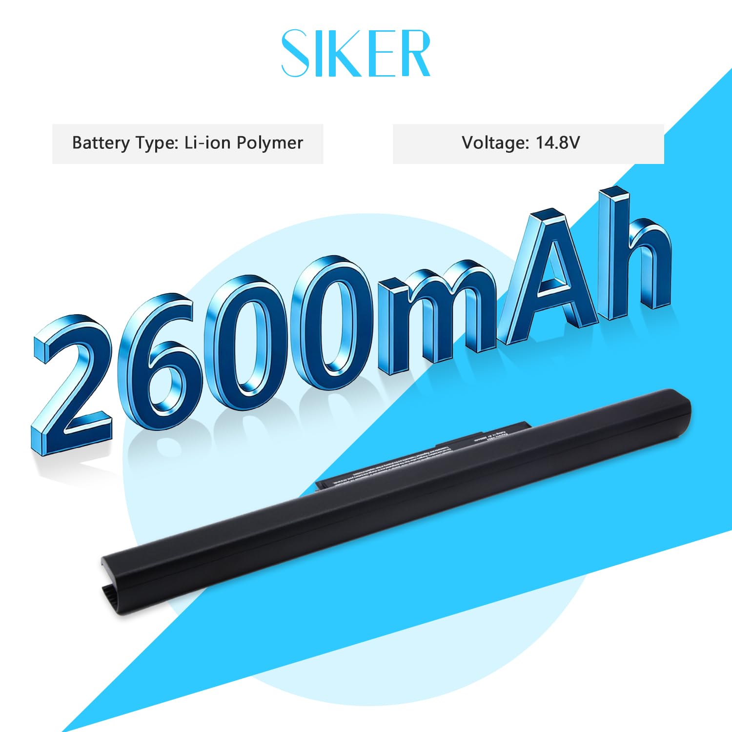 HS04 Laptop Batterie 14,8V 2600mAh Compatible avec HP 240 245 246 250 G4 807611-421 807612-421 HSTNN-LB6V HSTNN-LB6U 15-AF067SA 15-BA042NG TPN-I119 807957-001 807956-001