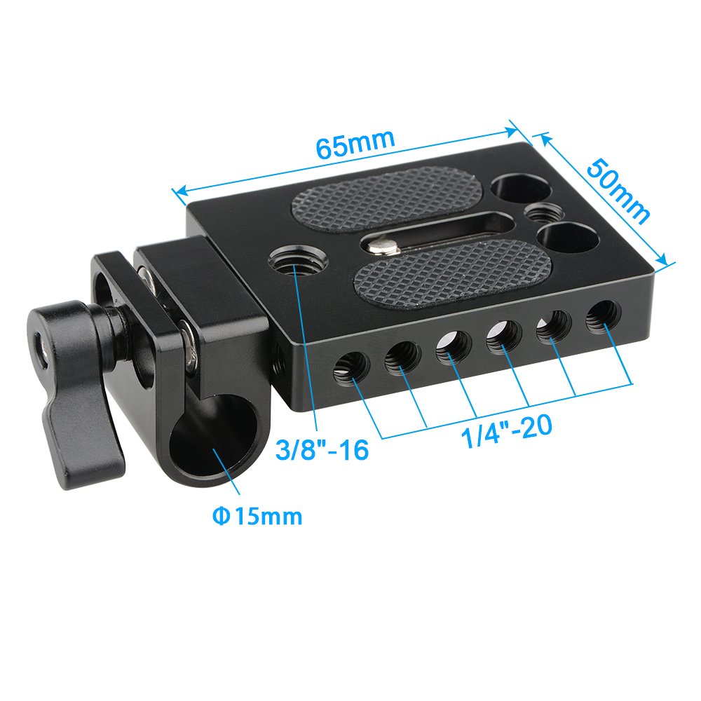camvate DSLRハンドルグリップwithロッドクランプfor 15?mmロッドリグレールサポートカメラ三脚(1ペア) ggw725x Amazon.com : CAMVATE Rod Clamp Handle Grip Handheld for 15mm Rod