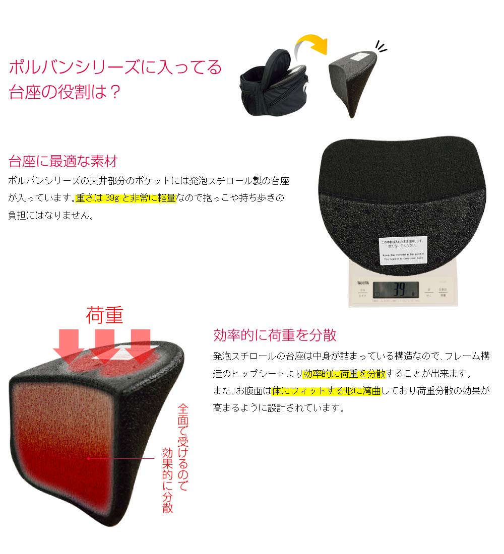 buddy buddy（バディバディ）POLBAN（ポルバン）  ヒップシート(本体) ダブルショルダー(オプション) セット Amazon | 【ママリ口コミ大賞受賞！】buddy buddy（バディバディ