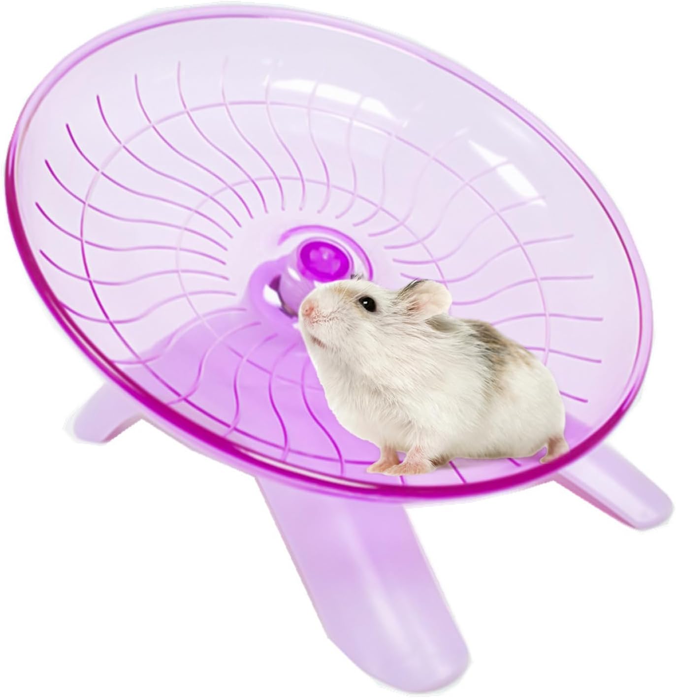 YASYU Hamster Flying Saucer Silent Running Exercise Wheel