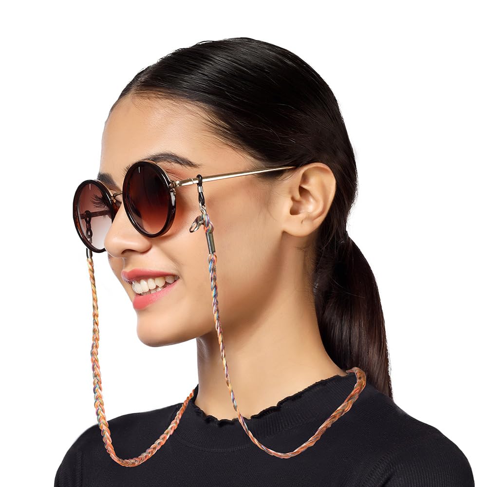 vision Unisex Adult Nylon Eyeglass Holder Strap Cord | New Chain Adjust on Sunglasses | Anti-slip Retainer Lanyard String Eyewear Frame | Specs Mask Chains-image-37
