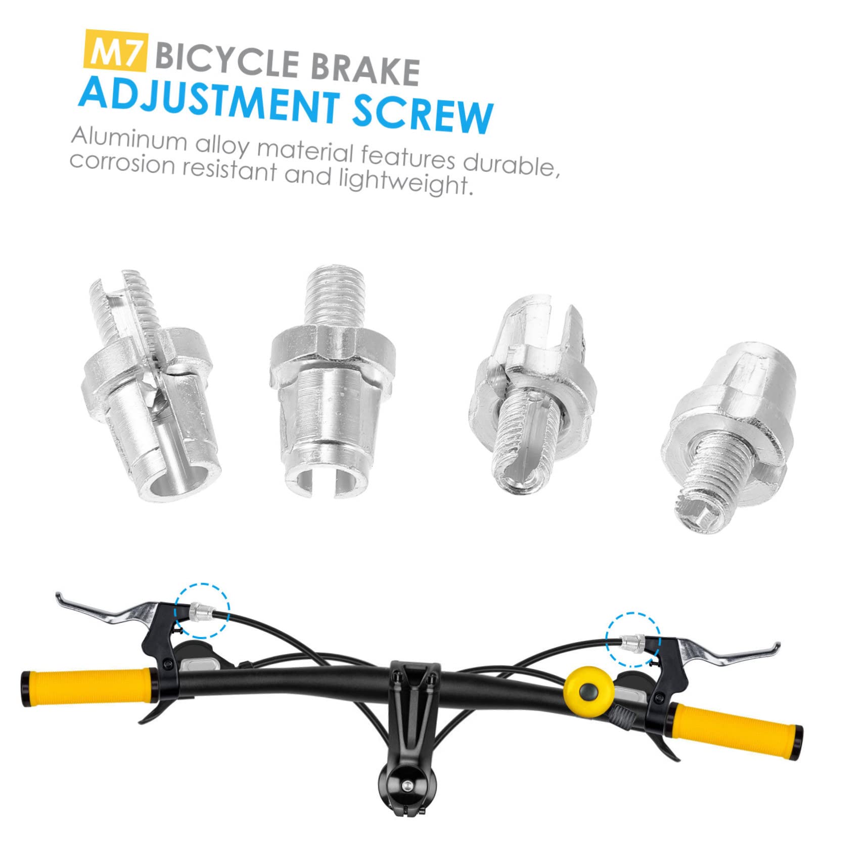giant bicycle brake adjustment ibasenice 4pcs Bike Lever Adjusting Screws Bike Parts Fastener Bolts : Everything Else Filter_Trolley_sleeve Penn 105C, Zebco Crappie Color:Spectrum Blue