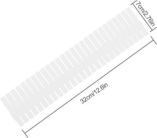 Miniatura 2 de KINJOEK 48 organizadores divisores de cajones, separadores de plástico ajustables para cajones de escritorio para organizar cajones de escritorio,