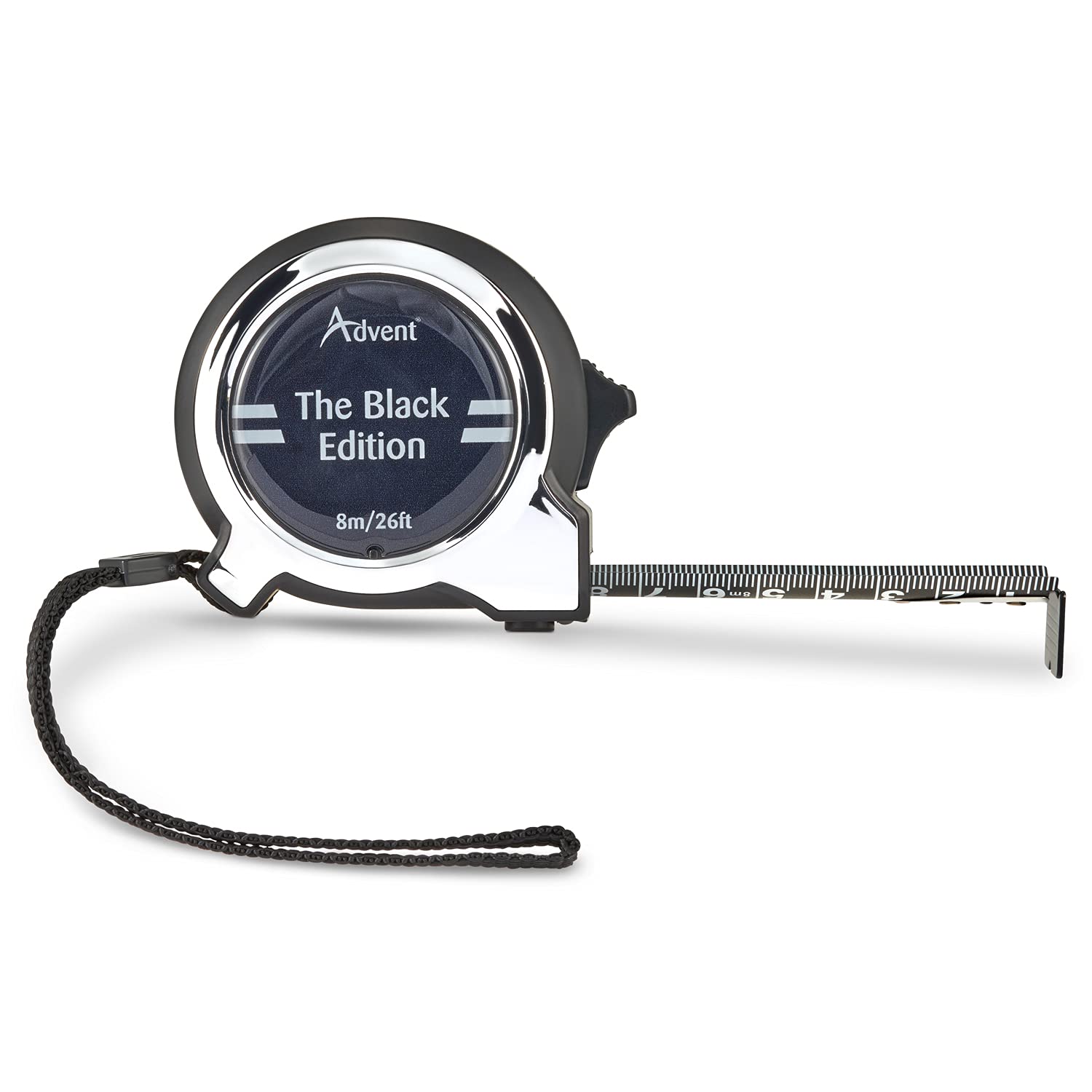 Advent ADVBE18025 Mètre ruban Noir 8 m