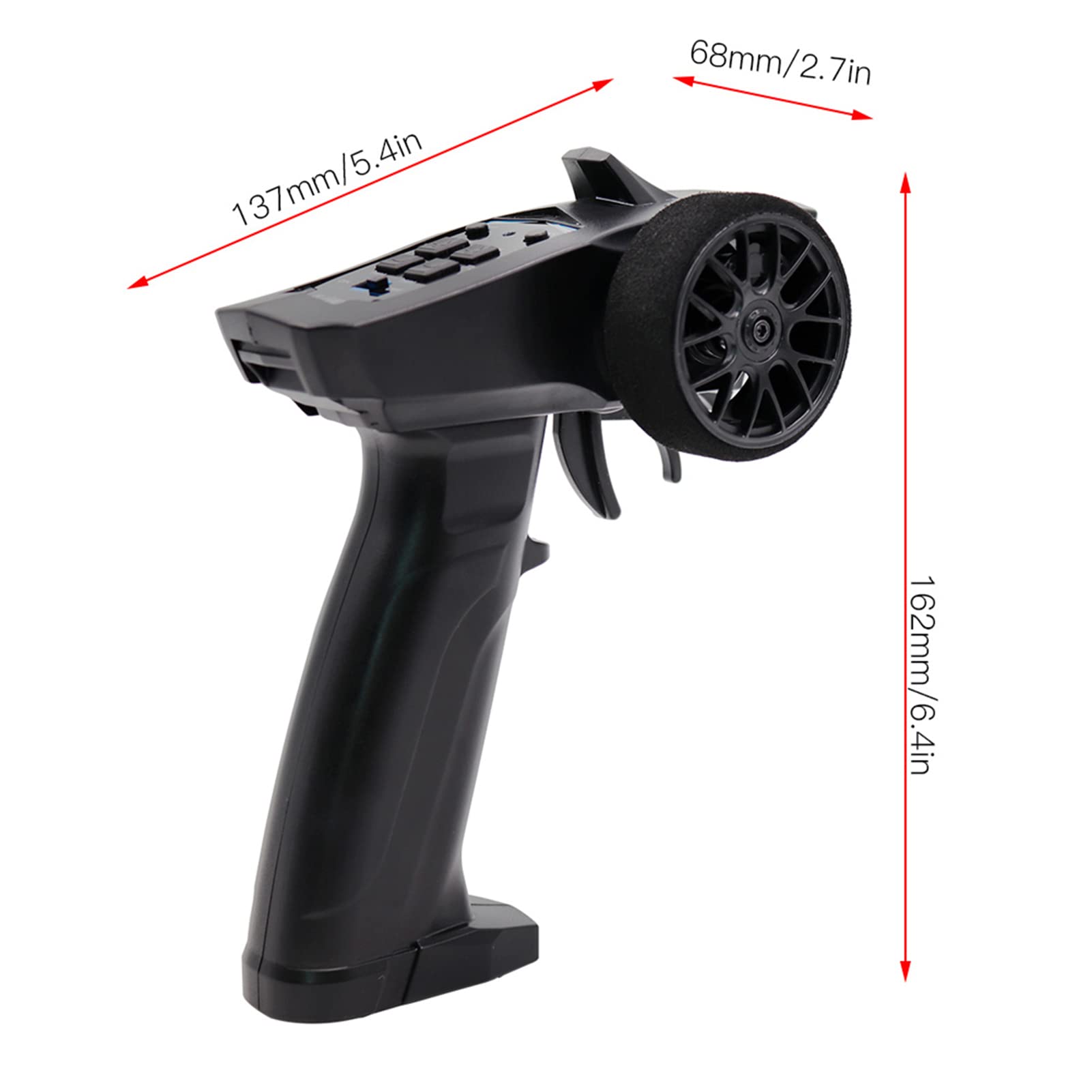 de Radio RC, transmisor RC y Receptor de 2.4GHz de 2.4GHz Radio Transmisor de Control Remoto Controlador de automóvil RC Transmisor de automóvil RC Recibidor de automóvil RC para