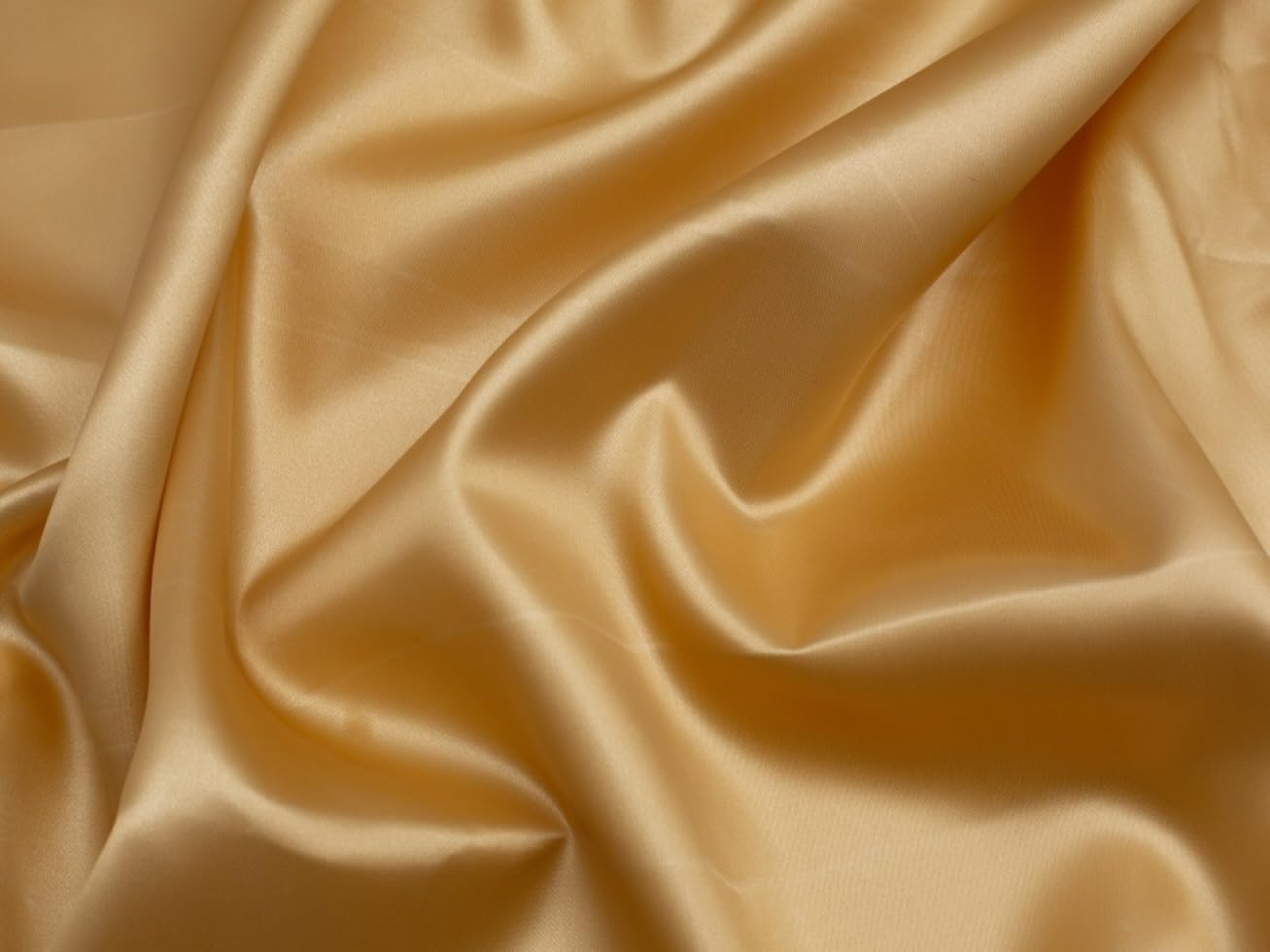 Minerva Gold Core Range Liquid Satin Fabric - Lightweight & Suitable For Dressmaking - Approx Width: 150Cm / 60" - Sold Per Metre