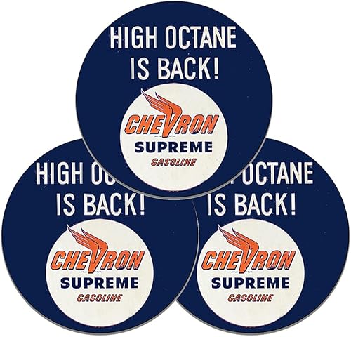 Miniatura 57 de Brotherhood Letrero de gas vintage de reproducción de letreros de metal vintage, letrero redondo de metal para garaje y hogar, 8 pulgadas de Nourse