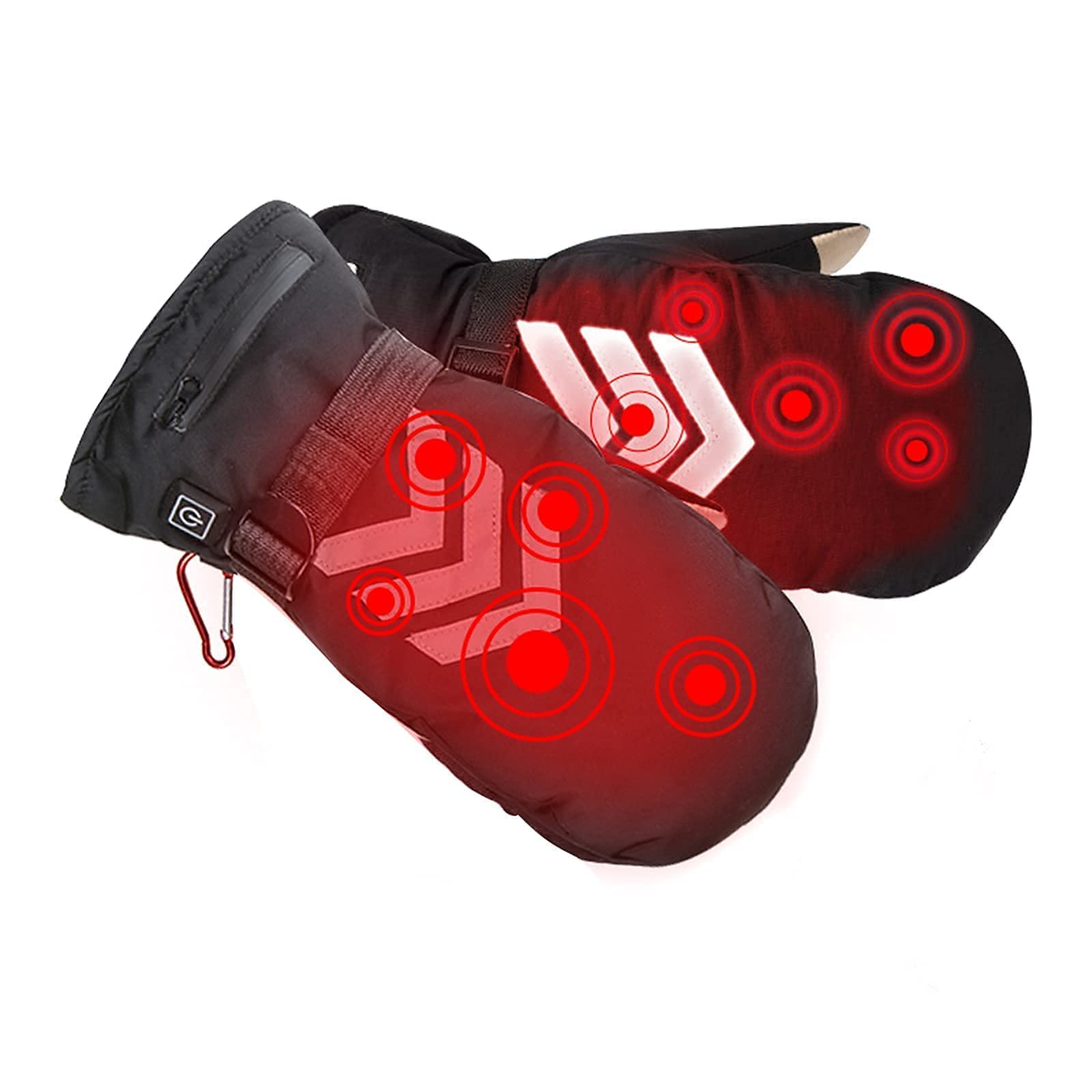 Gants chauffants rechargeables étanches avec écran tactile 3 niveaux