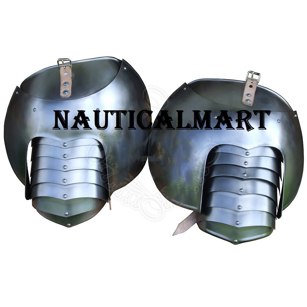 NauticalMart Renaissance Armor Pauldrons Made of Steel, Historical Armour