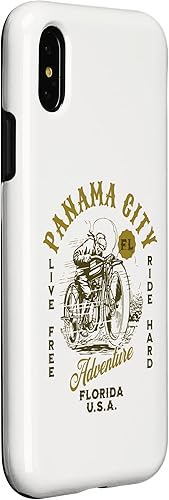 Miniatura 9 de iPhone 12 mini Panama City Florida USA Motorcycle Ride Vintage Design Case