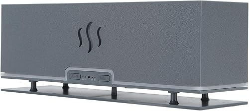 Miniatura 5 de Difusor de aceite esencial, lámpara LED inteligente de llama de 100 a 240 V, difusor de llama de alta frecuencia para oficina (enchufe de EE. UU.)