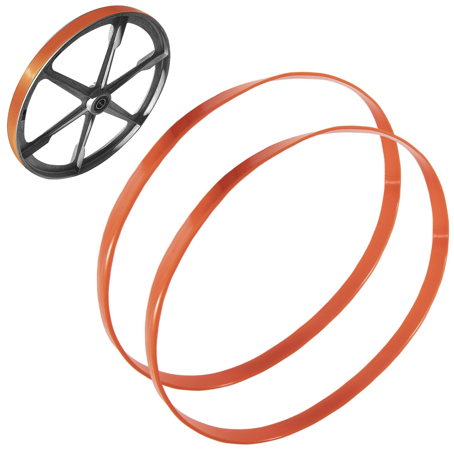 Urethane Band Saw Tires for Jet, Grizzly, and Powermatic Saws - Upgrade Replacement for Craftsman & Delta 905145, 2-Pack