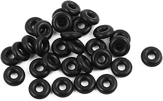Aexit 30 Pcs Electrical equipment Black 7mm x 2.4mm Oil Resistant Sealing Ring O-shape NBR Rubber Grommet