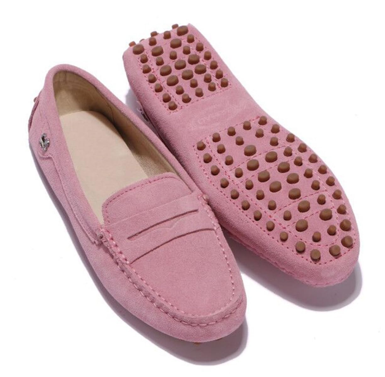 Femme Loafers & Mocassins Suede Chaussure Conduite YB9603