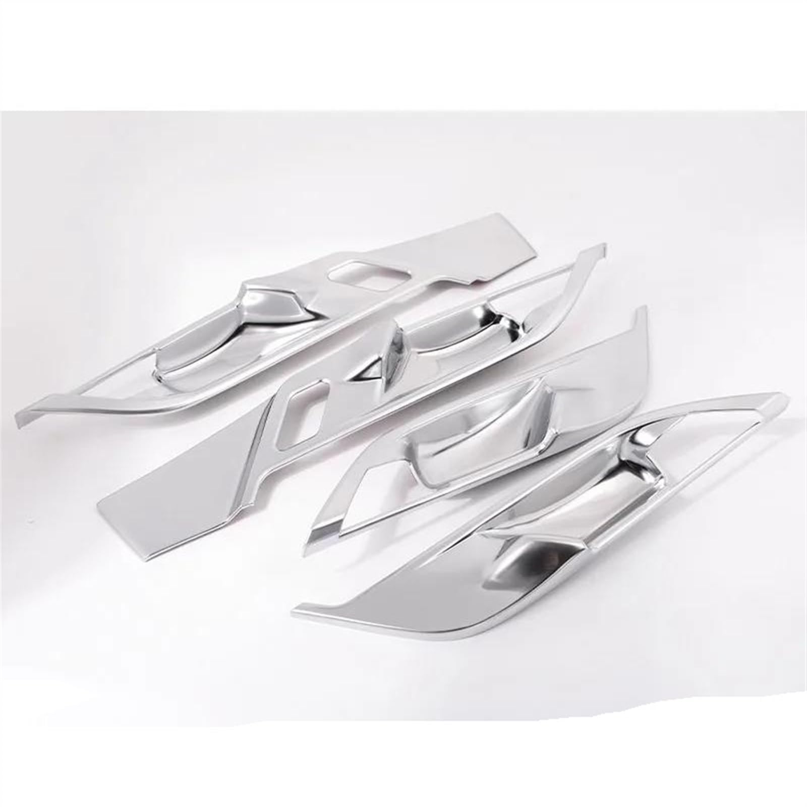HGMGFYCX ABS Car Interior Door Bowl Cover Trim for X2 F47 2018 2019 X1 F48 2016-2019 (Silver)