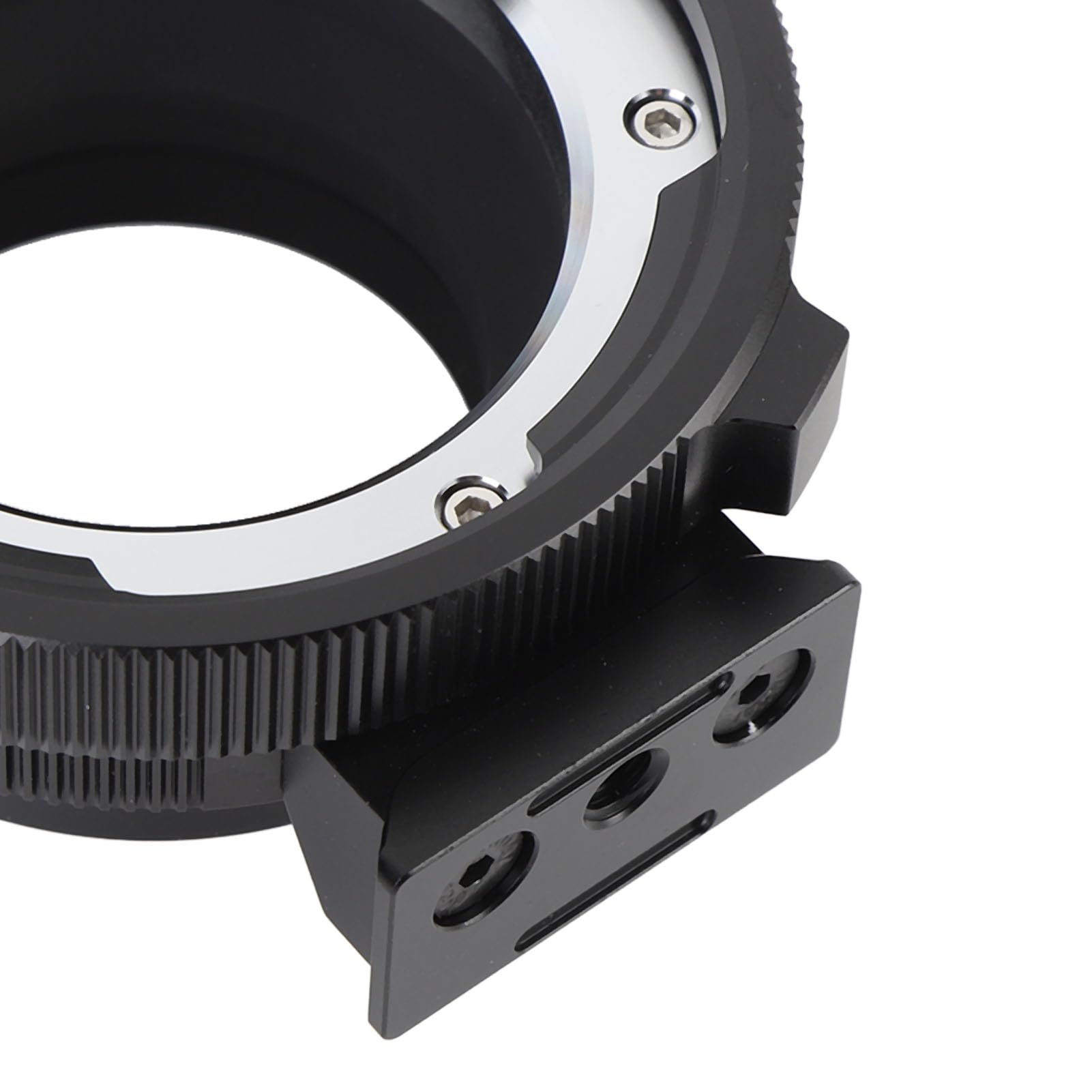 Adapter obiektywu ZenithAur PL do aparatu L z odporną na kurz gumową uszczelką, wycięciem na gwint wewnętrzny, solidną aluminiową obudową, adapterem mocowania obiektywu PL do T SL