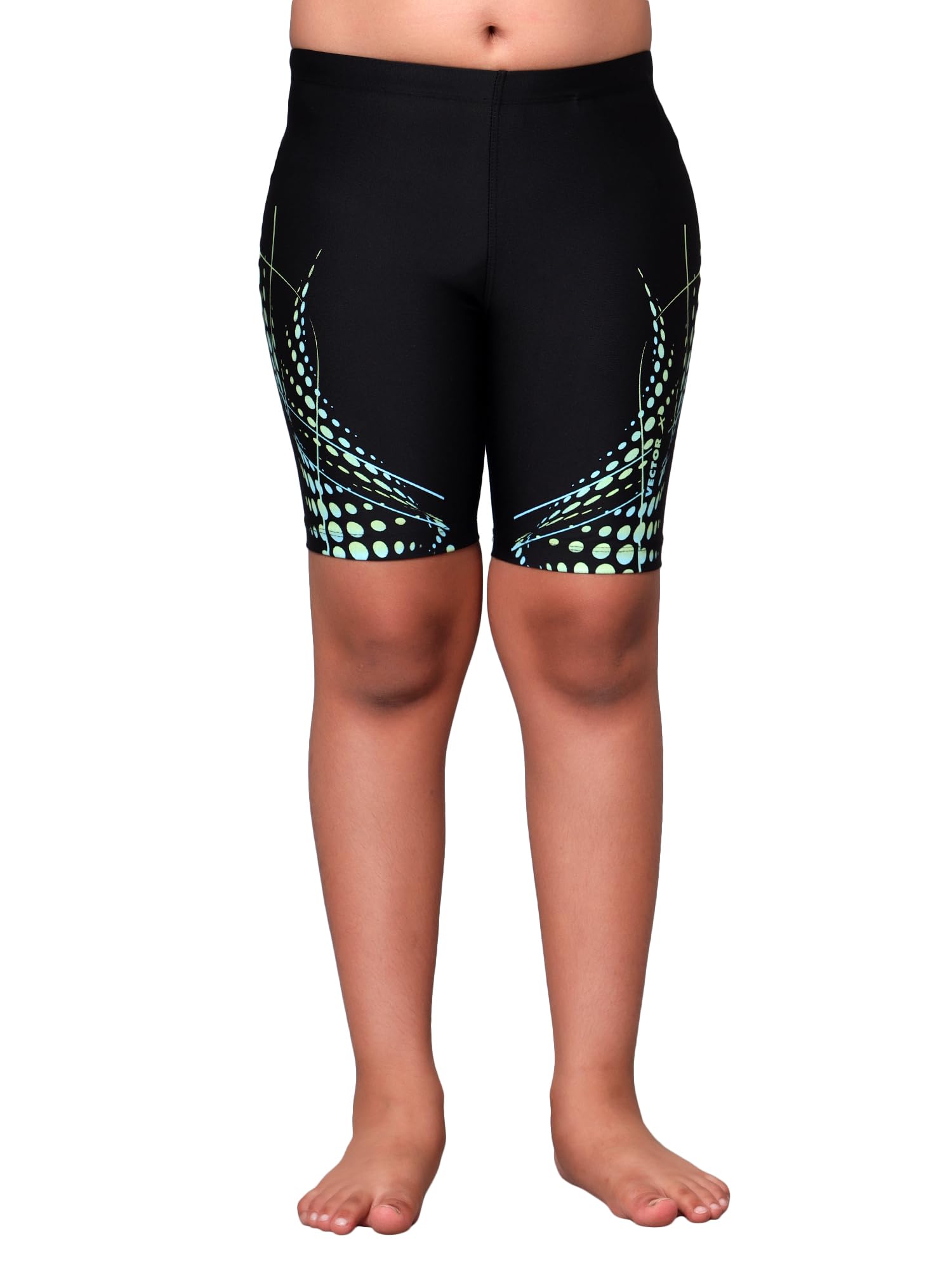 VECTOR X OKS-240 Boys & Girls Compression Half Bottom Shorts Printed-image-16