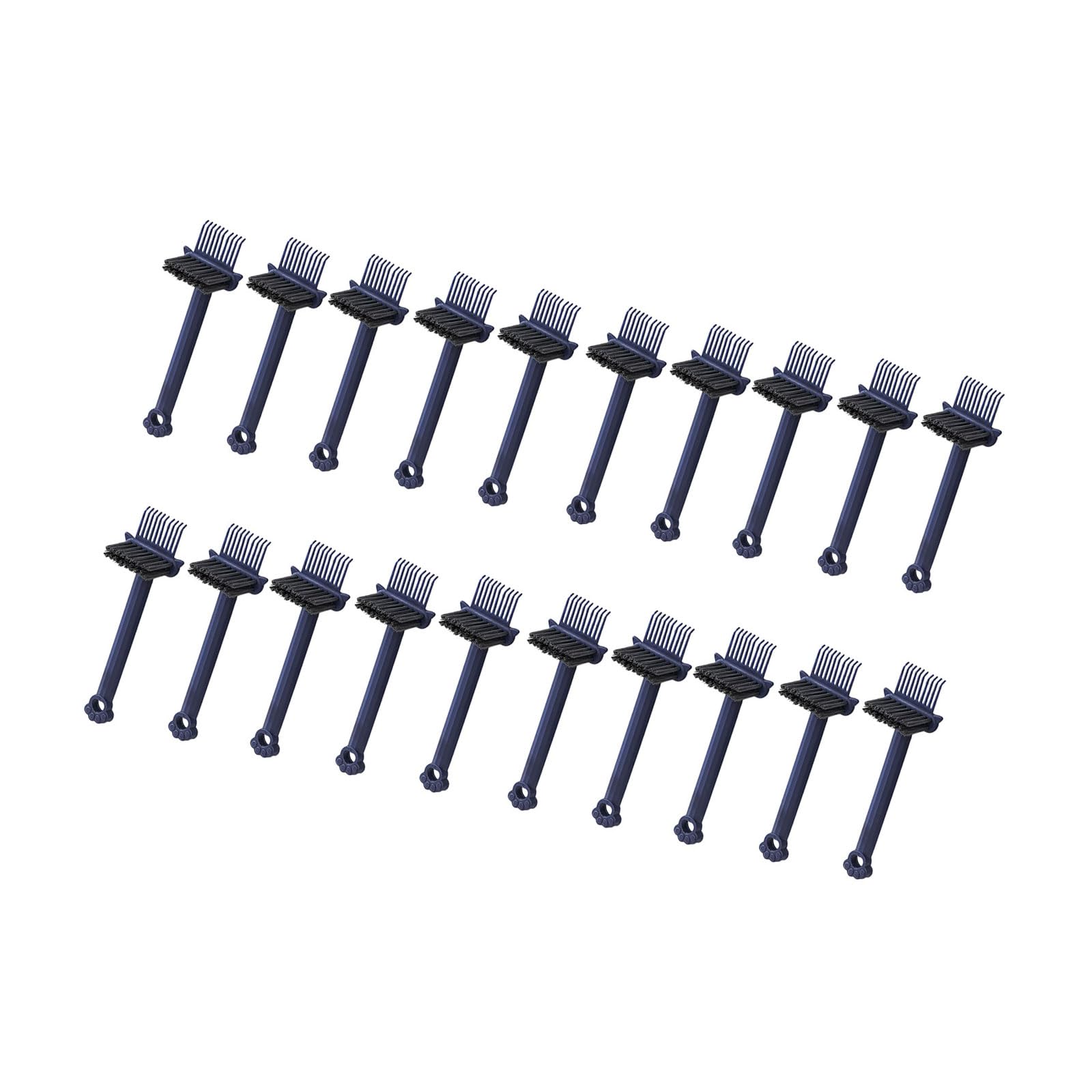 Tsophreniq MultiPurpose Cleaning Brush for Combs Brushes Hard to Reach Area Travel Friendly Comb Tool for Home Salon 20pcs Brush Tool