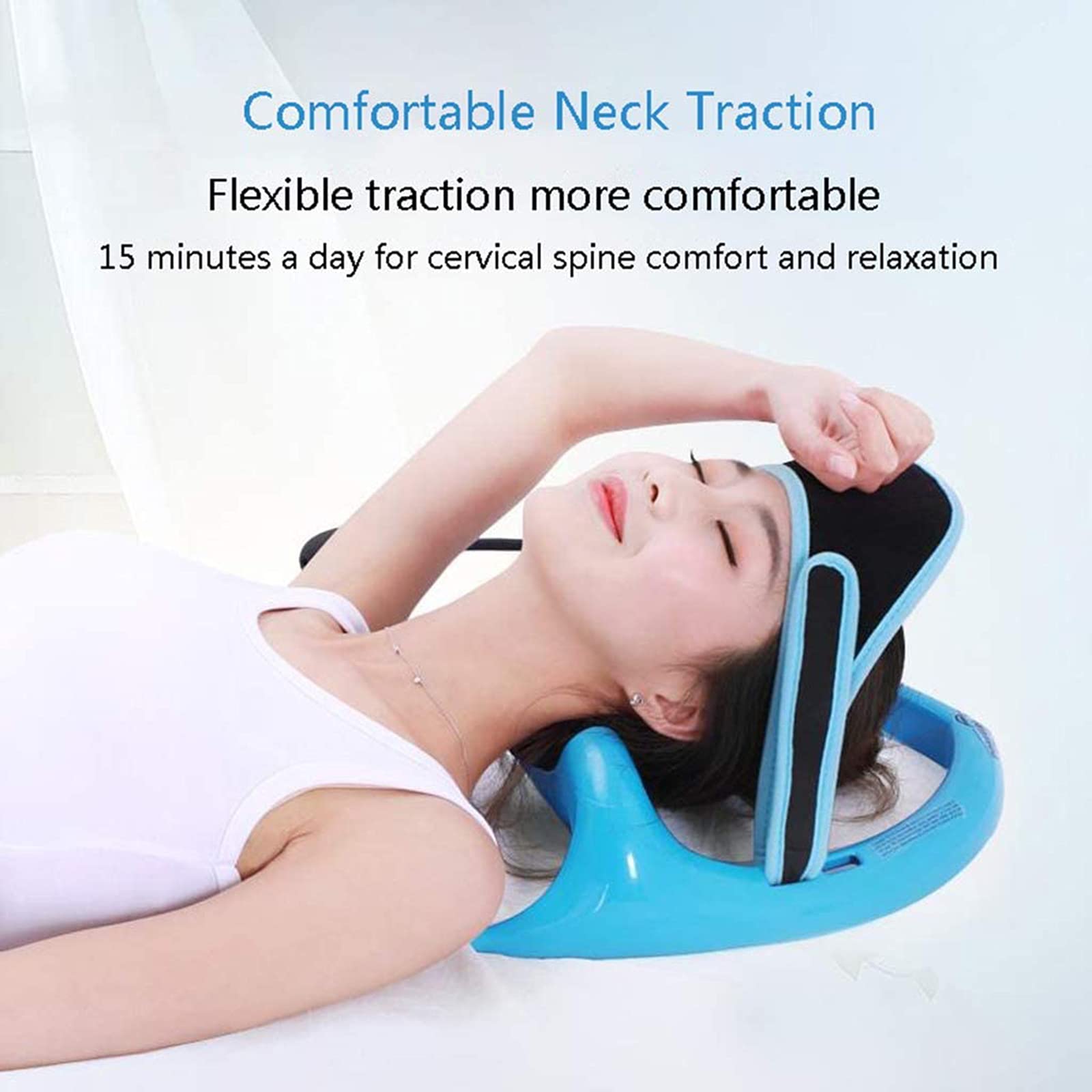 VCXZ Cervical Traction Device Neck Exerciser Relief for Stiffness