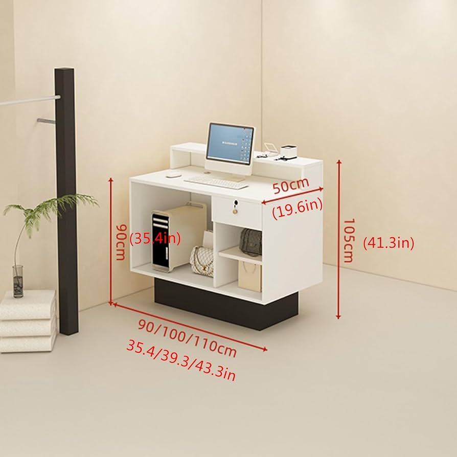 Amazon.co.jp: 受付カウンター おしゃれ,レジカウンター 小さめ