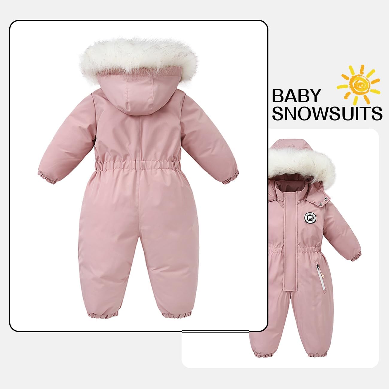 Tuta da neve per neonata, adatta per ragazzi, bambini, impermeabile, tuta da neve per neonati, tutina da neve