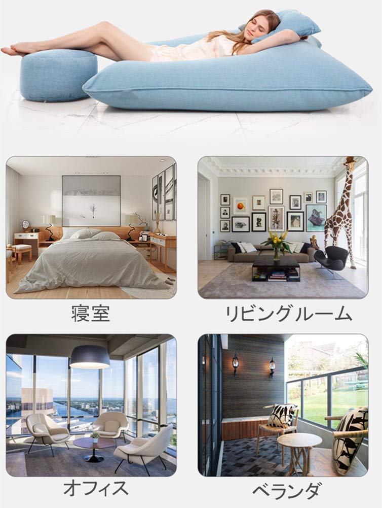 ビーズクッション　人をダメにする　ソファ　140×100cm Amazon.co.jp: ビーズクッション 人をダメにするソファ ソファー