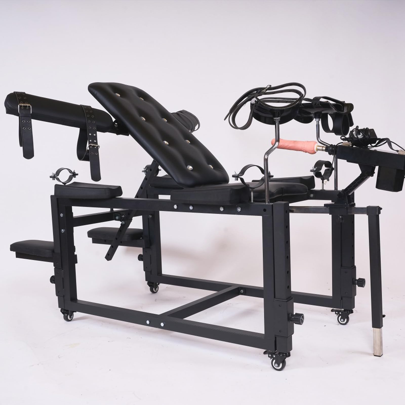 Hsdwerwh Erotic Chair + Machine Sm Erotic Furniture Sex Chair, Adult Pleasure Chair, Multi-Functional Position Assisted Bondage Sex Tool(Color:erotic Chair + Machine)