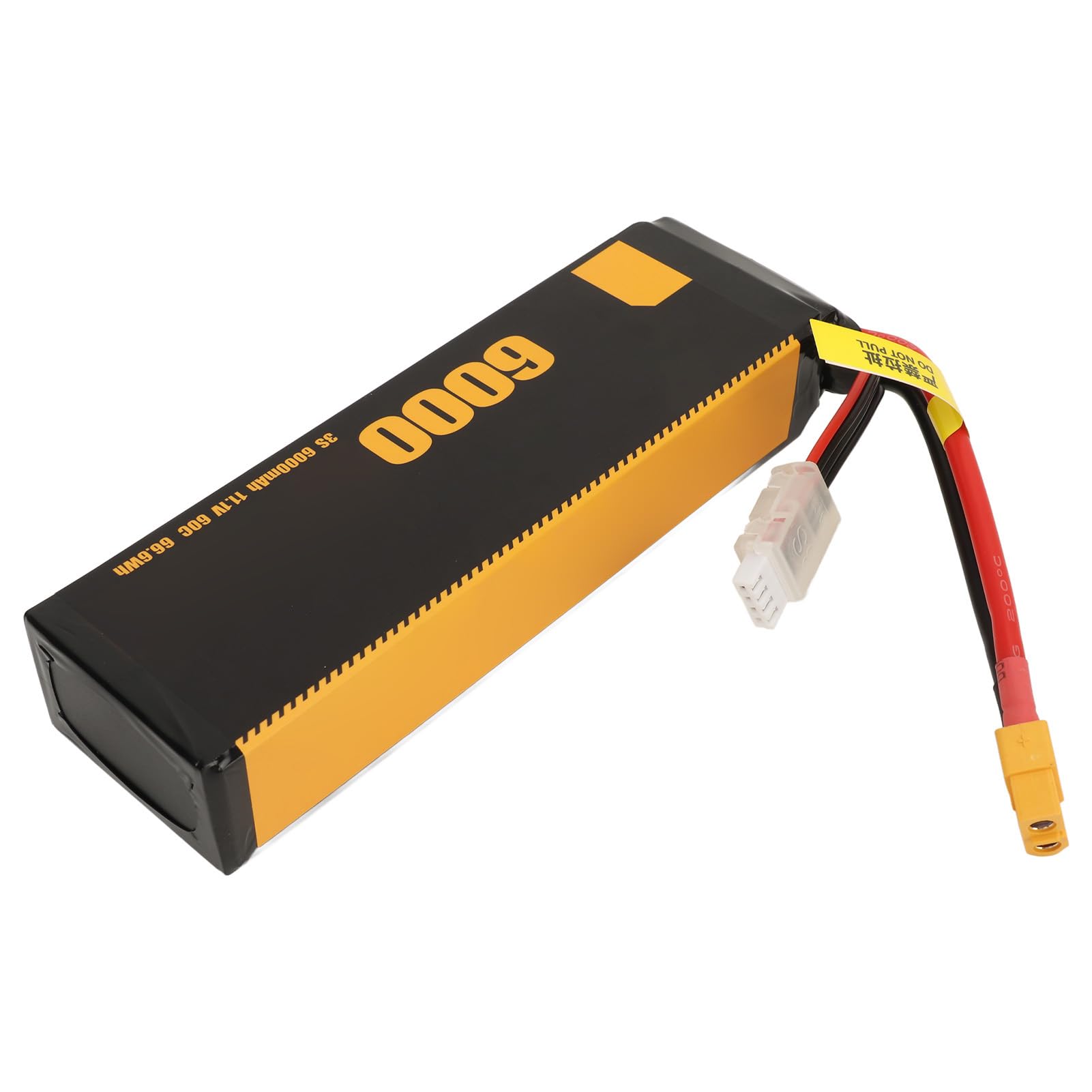 Bateria LIPO 3S, Bezpieczny Twardy Przypadek 6000 MAh Odporny na Uderzenie 60C LIPO Wysoka wydajność dla Modeli FS 1/10 1/8 (XT60)